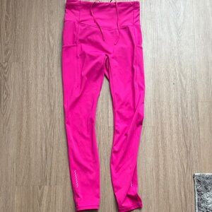 Fabletics Bright Pink High-Waist Athletic Leggings